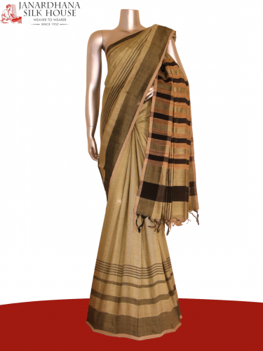 Handloom Pure Tussar Silk Saree